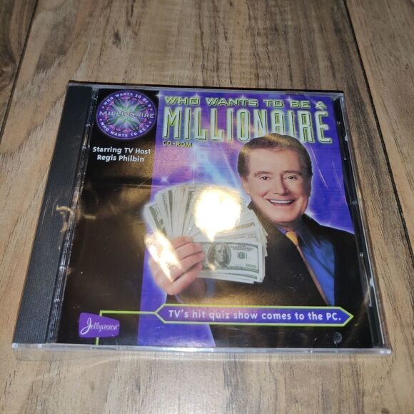 Who Wants to Be a Millionaire CD-ROM Jewel Case (PC, 2000) *NEW SEALED* - Picture 1 of 4